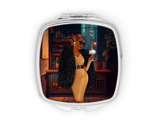 A Toast Compact Mirror