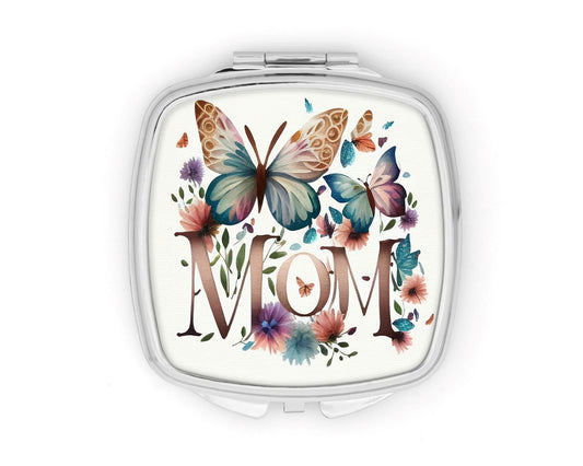 Mom Butterfly Compact Mirror