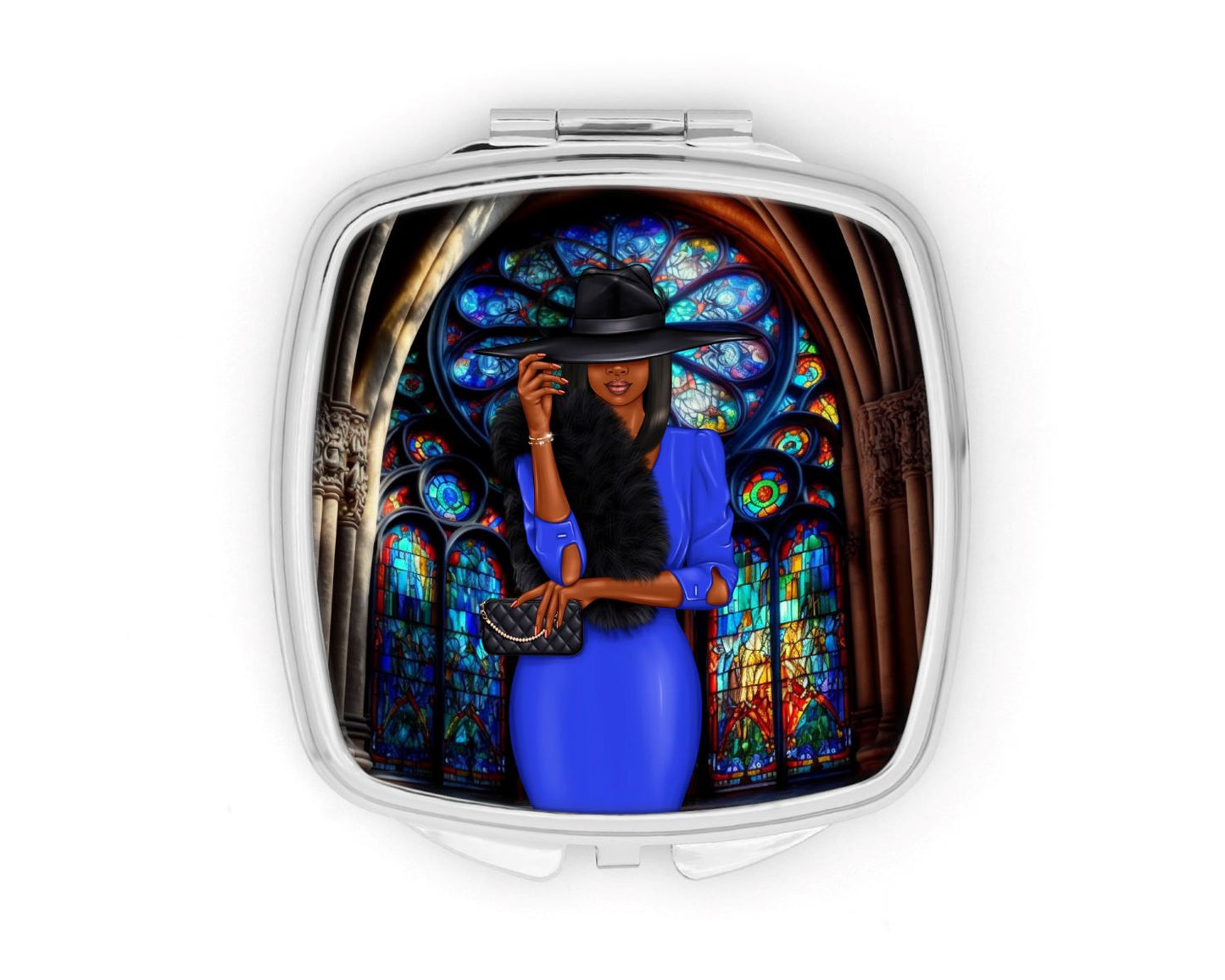 Temple Compact Mirror