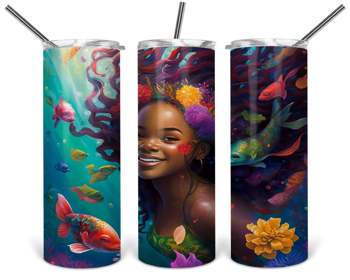 Mermaid Skinny Tumbler