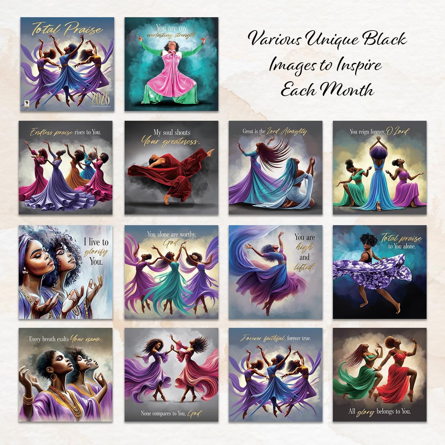 Total Praise 2026 Wall Calendar