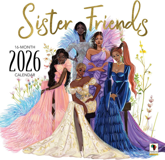 Sister Friends 2026 Wall Calendar