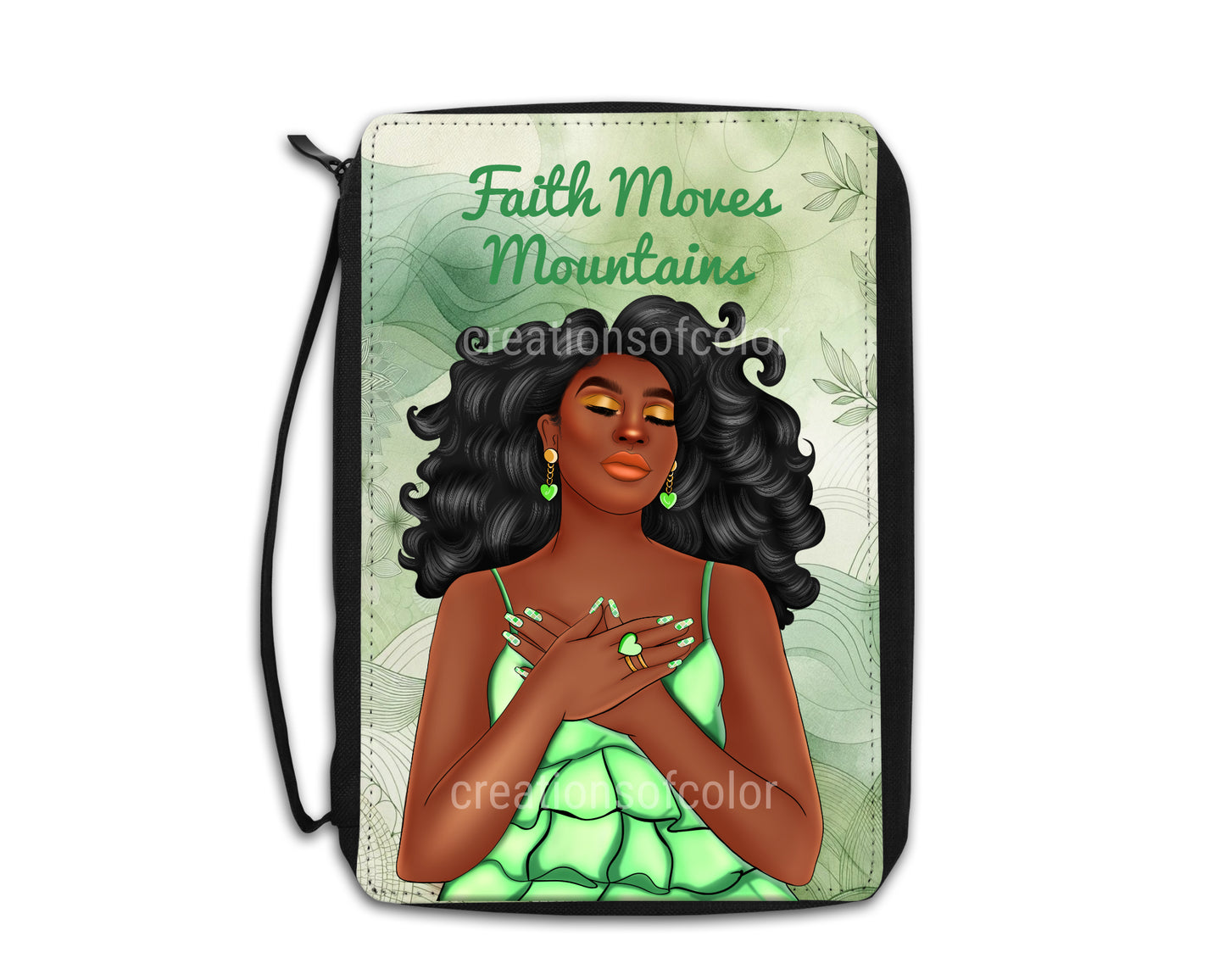 Faith Moves Mountains Bible Cover