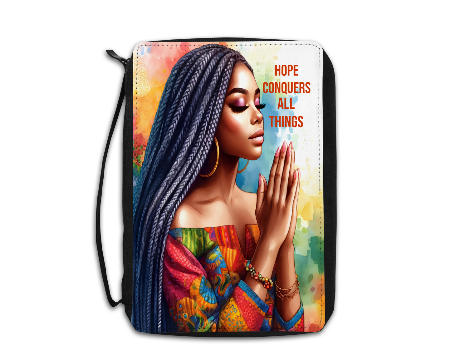 Hope Conquers All Things Bible Cover