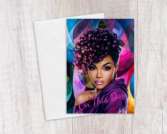 On This Day Greeting Card