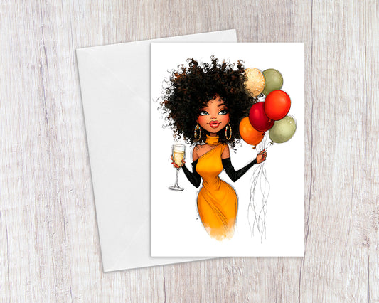 Live It Up Birthday Greeting Card