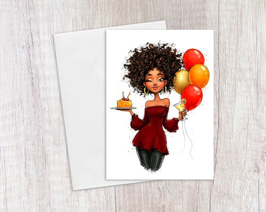 Wink And A Nod Birthday Greeting Card