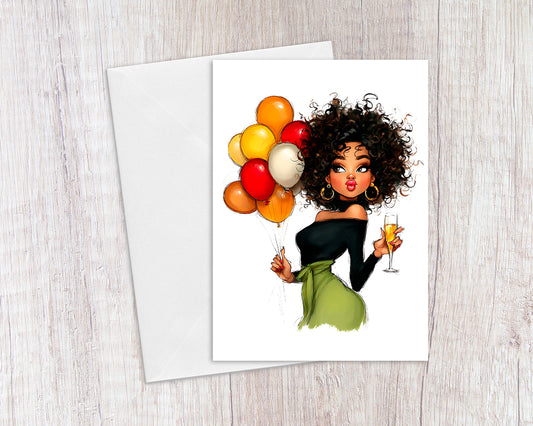 Pucker Up Birthday Card
