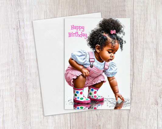 Happy Baby Toddler Baby's Card