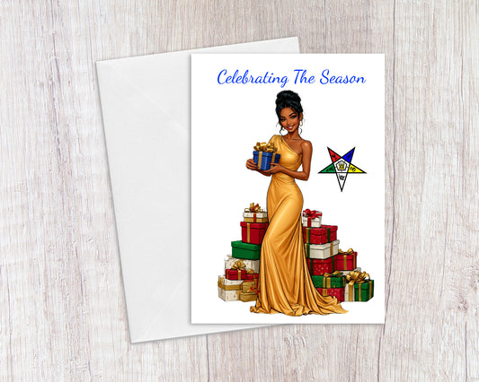 Order of the Eastern Star Christmas Card