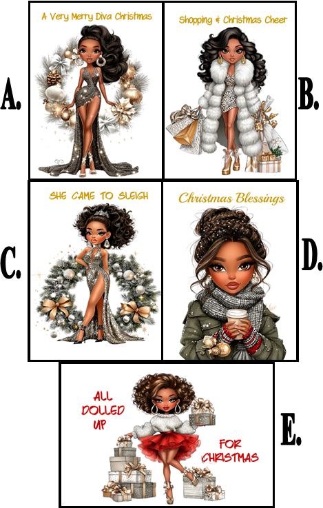 Diva Christmas Cards Collection Two