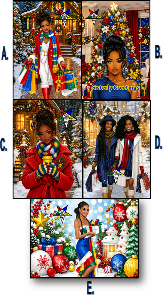 Order Of The Eastern Star Christmas Assortment Two