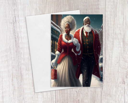 Santa and Mrs. Claus Christmas Card