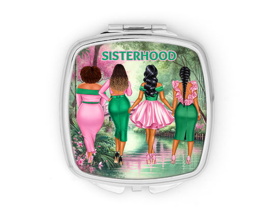 Sisterhood Four Ladies Compact Mirror