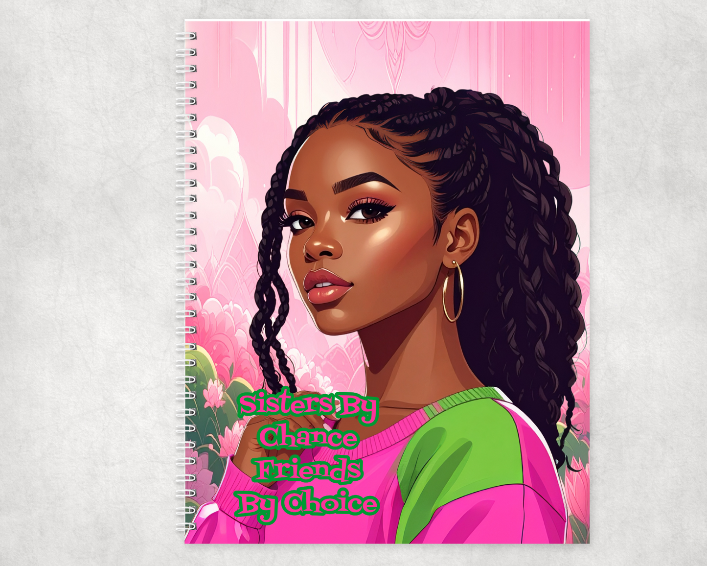 Sisters By Chance Composition Notebook