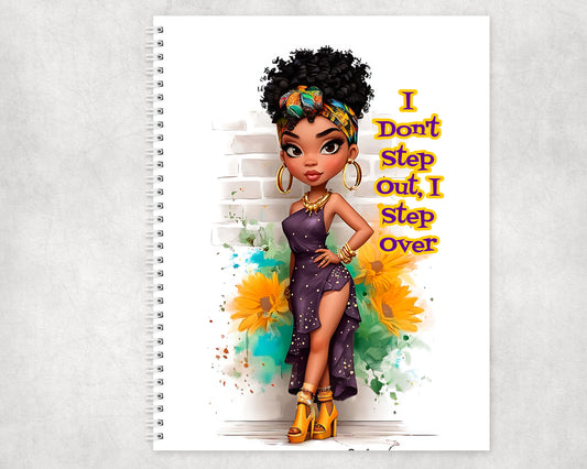 Step Over Composition Notebook