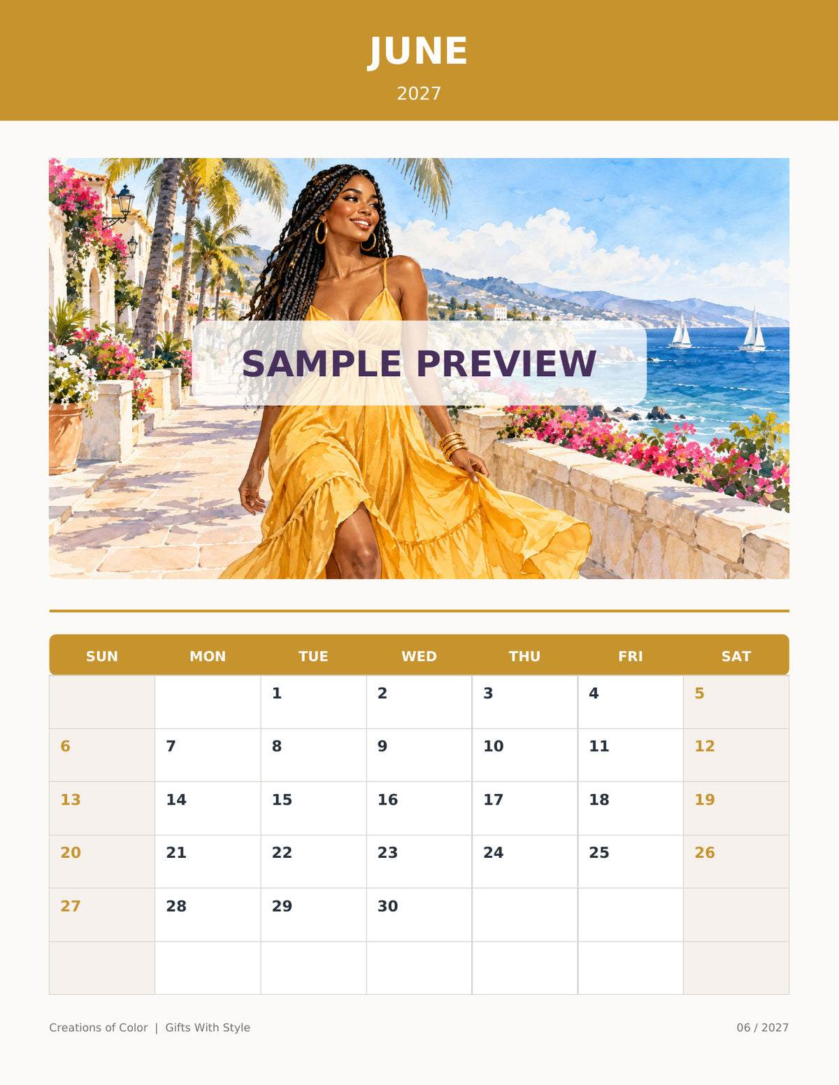 Creations Of Color 2027 Calendar