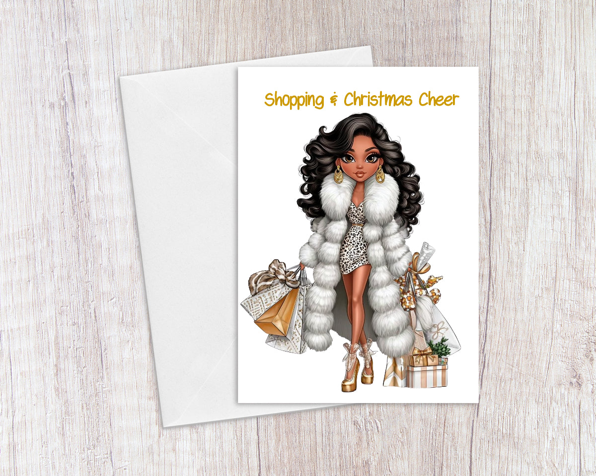 Shopping & Christmas Cheer Card