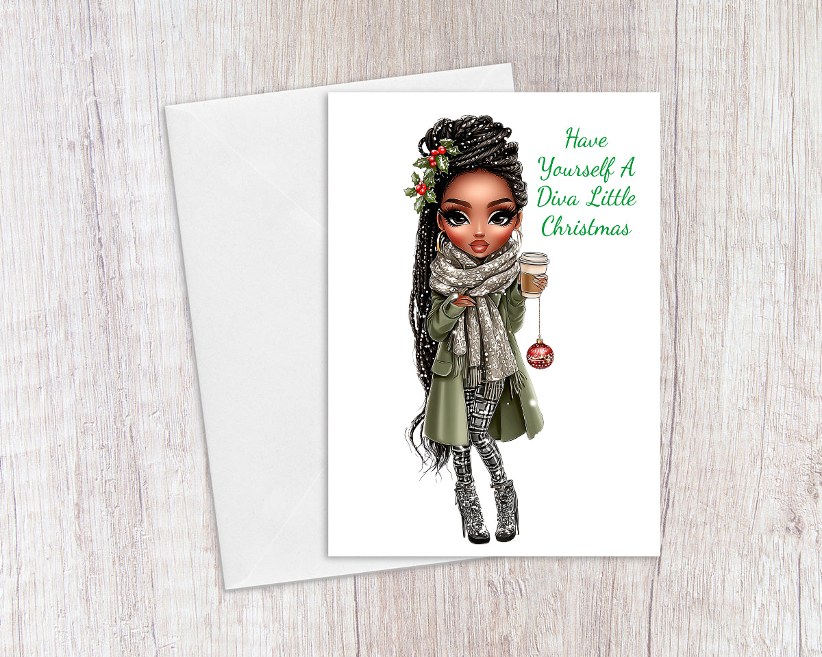 Have Yourself a Diva Little Christmas Card
