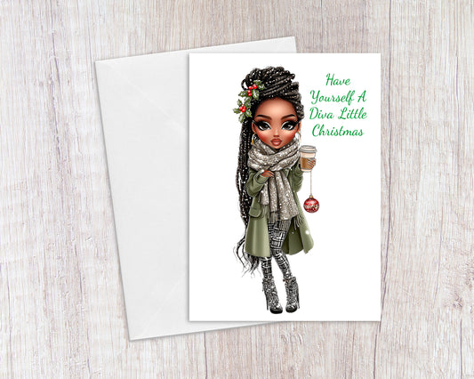Have Yourself a Diva Little Christmas Card