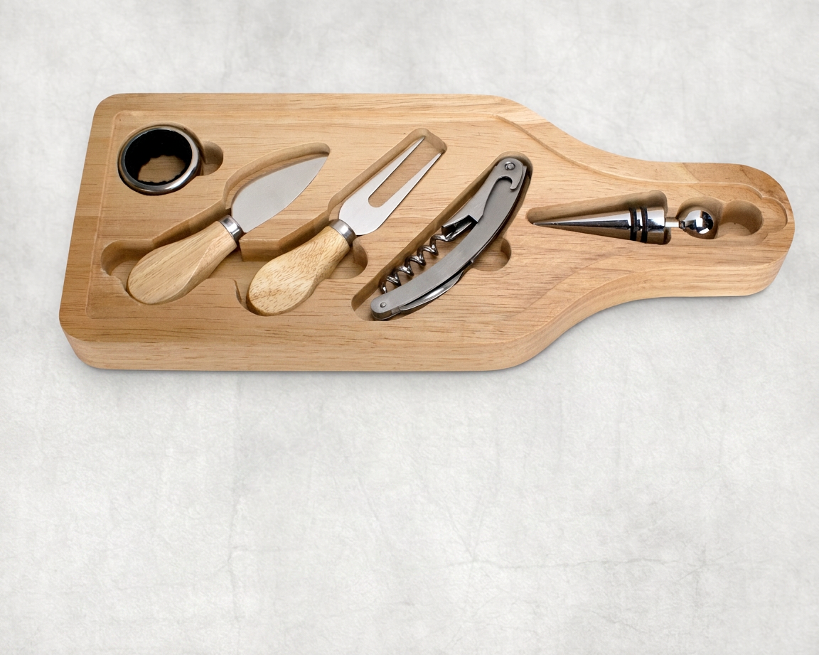 Fantasy In Crimson & Cream Wine and Cheese Cutting Board