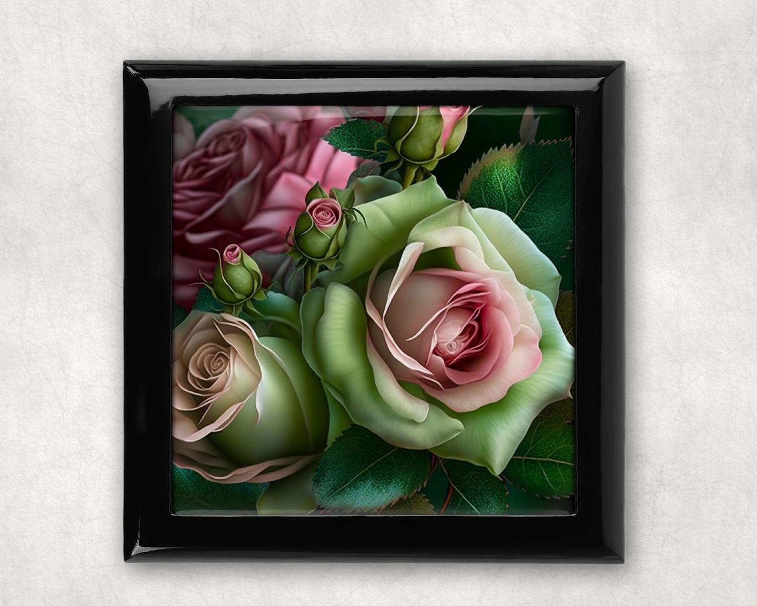 Pink Roses Creations Pink Roses Keepsake Box – Creations Of Color