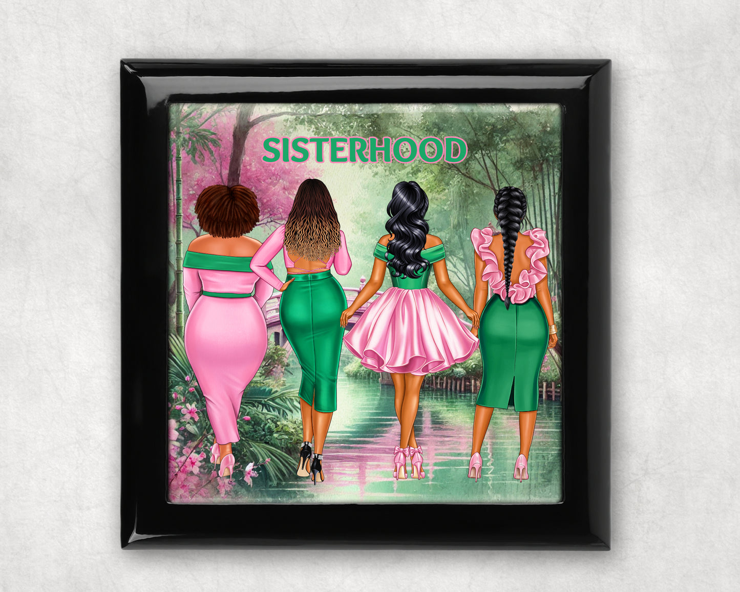 Sisterhood Four Ladies Keepsake Box