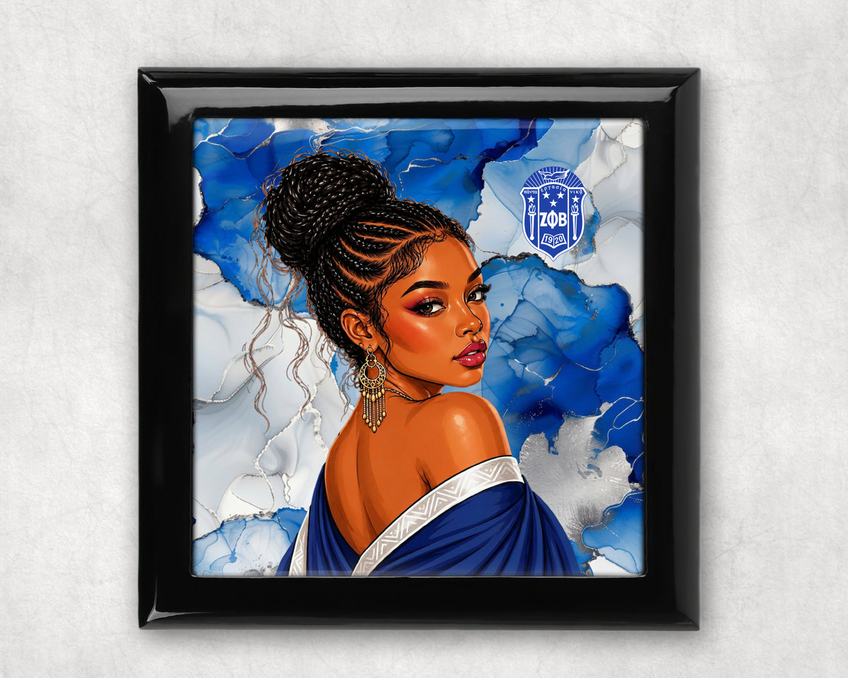 Style And Elegance Zeta Keepsake Box