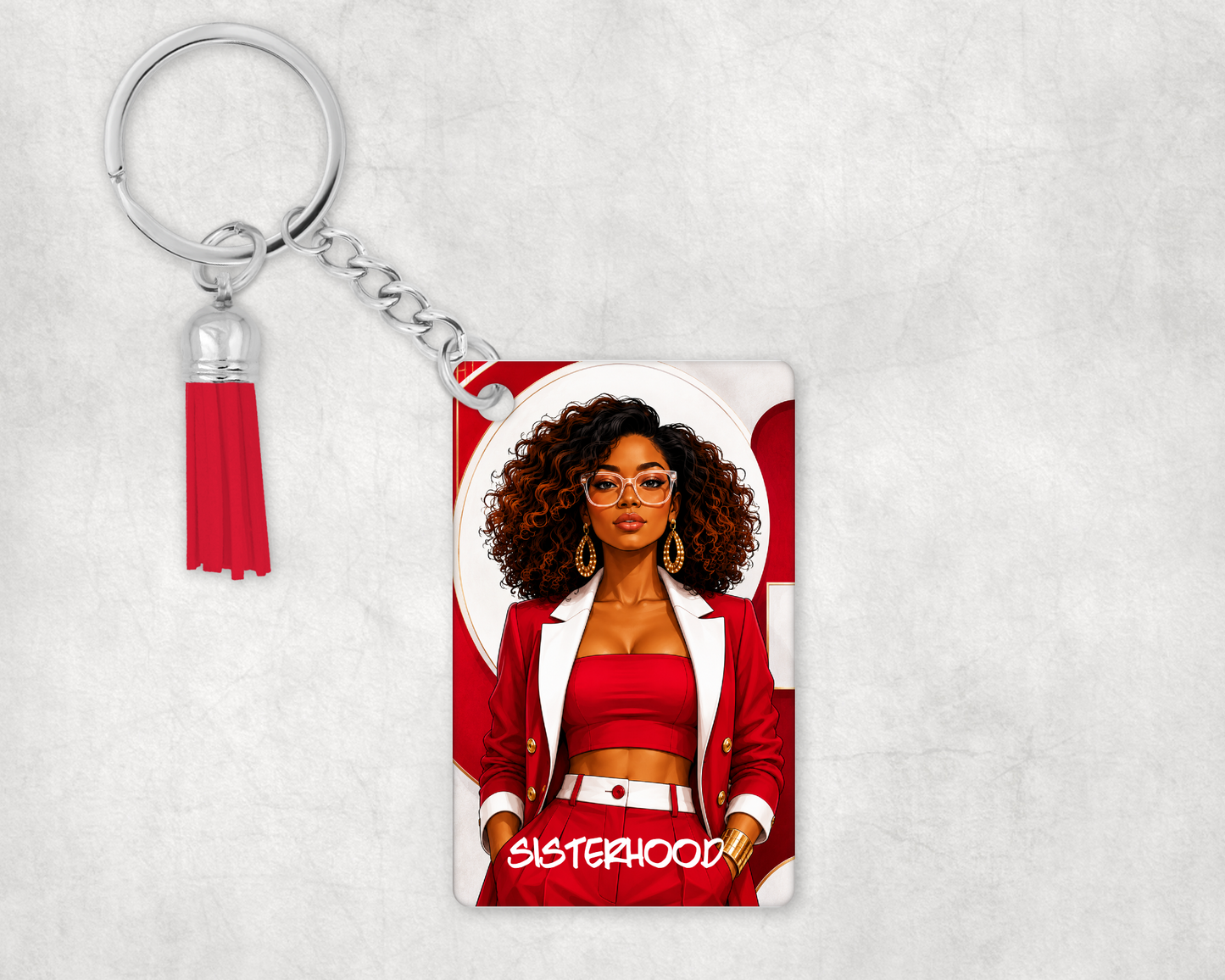 Essence Of Sisterhood Keychain