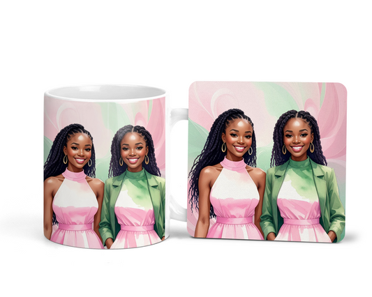 Sisters Mug and Coasters or Mug/Coasters Set