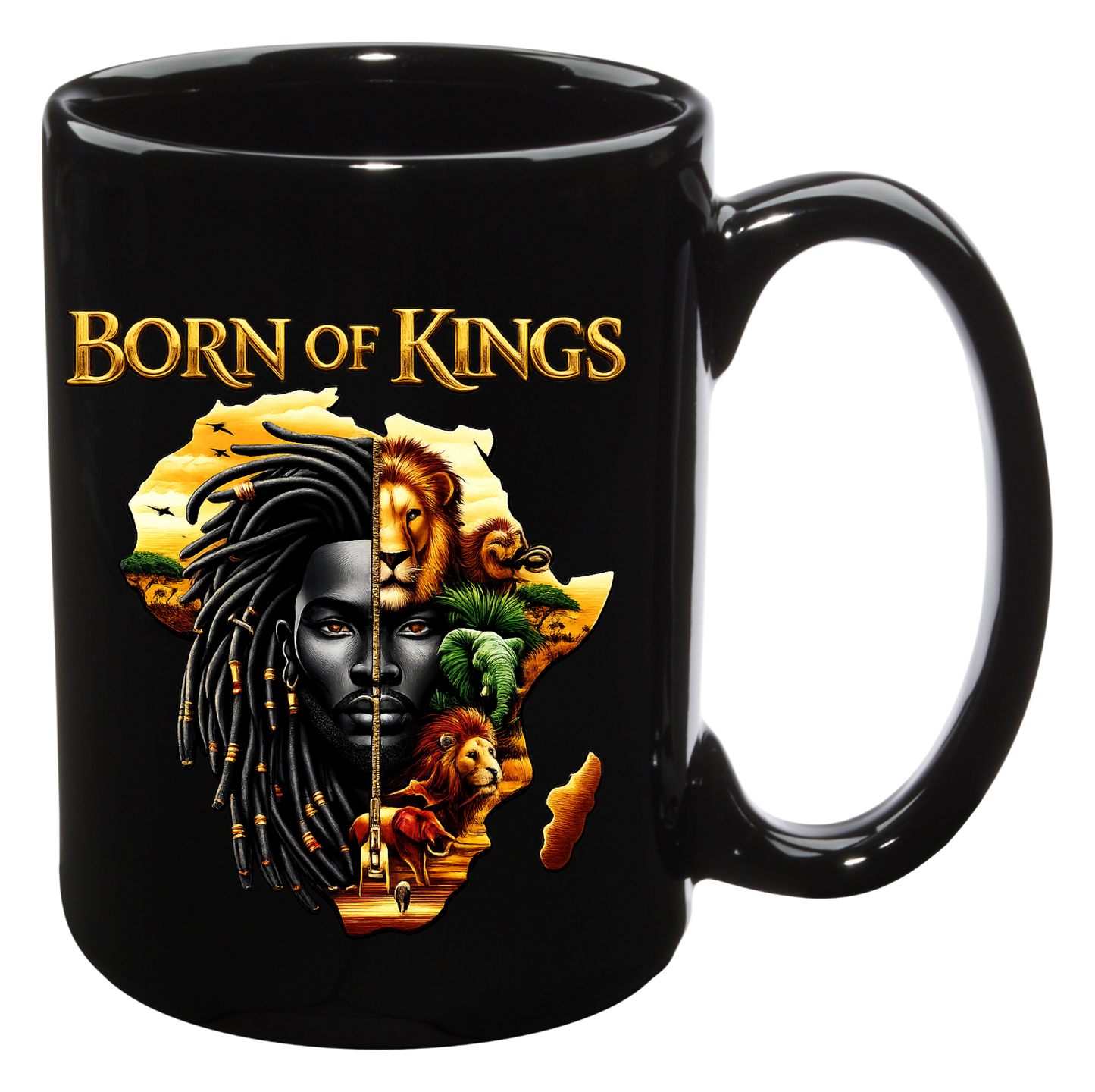 Born Of Kings 15 oz 3D Mug