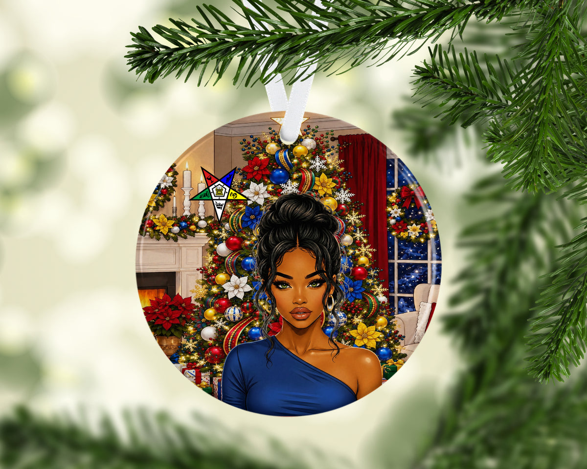 Holiday Greeting OES Ornament