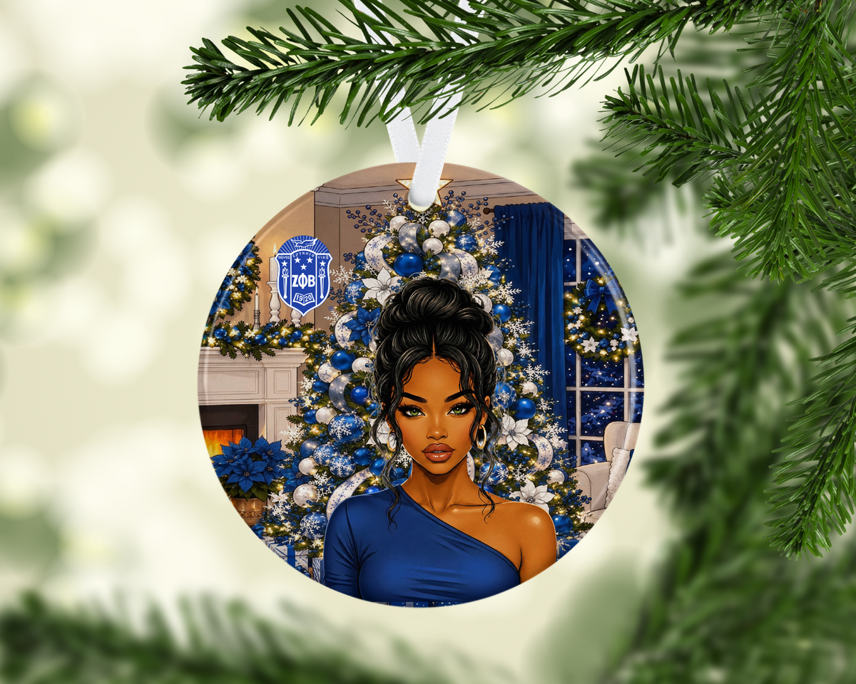 Sistertly Greetings Zeta Ornament