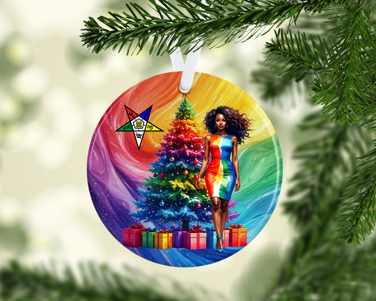 Merry Christmas OES Ornament