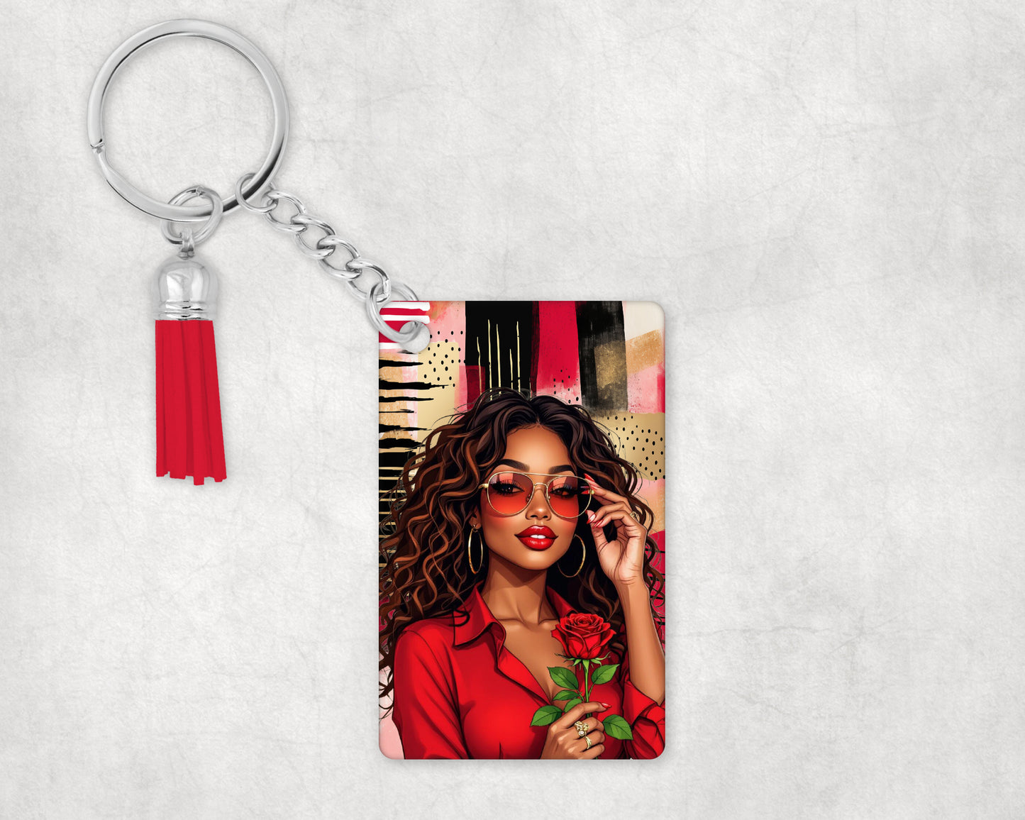 Rose Keychain