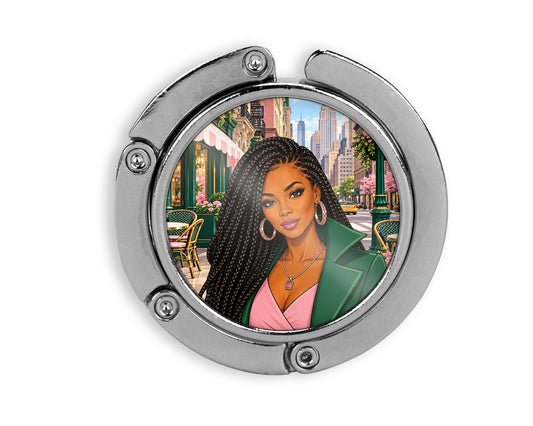 Gracious In Pink and Green Purse Holder