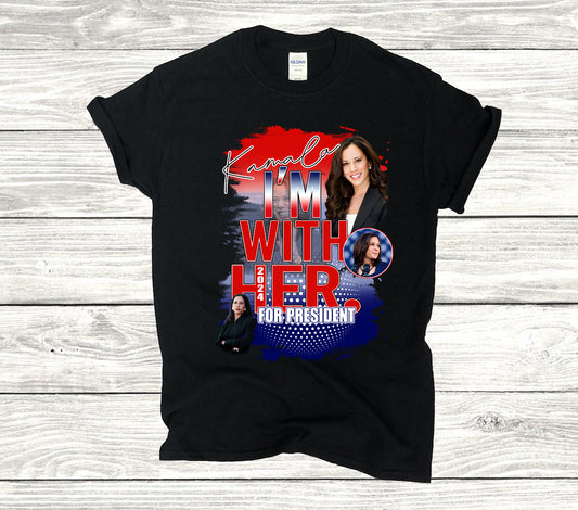 Kamala I'm With Her T-shirt