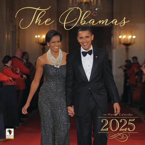 The Obamas 2025 Wall Calendar Creations Of Color