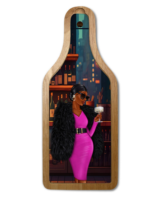 Toast To The Lady Wine and Cheese Cutting Board Set