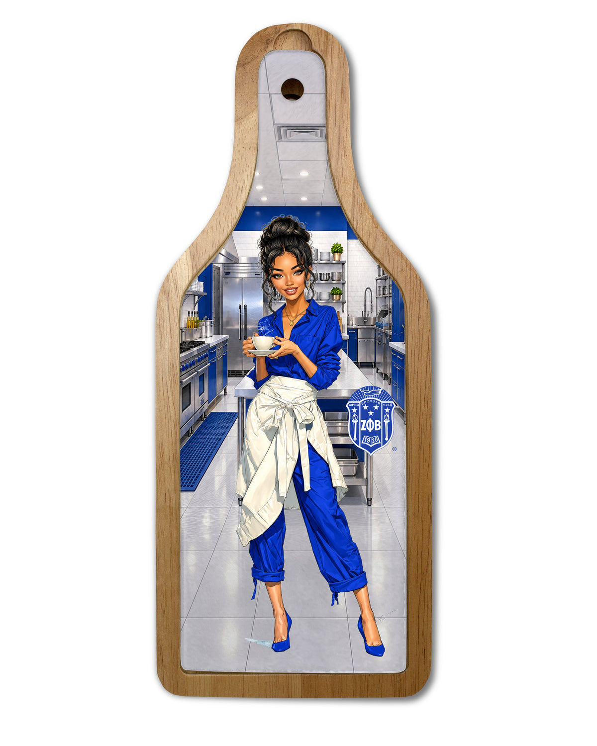 Zeta Lady Wine & Cheese Cutting Board Set