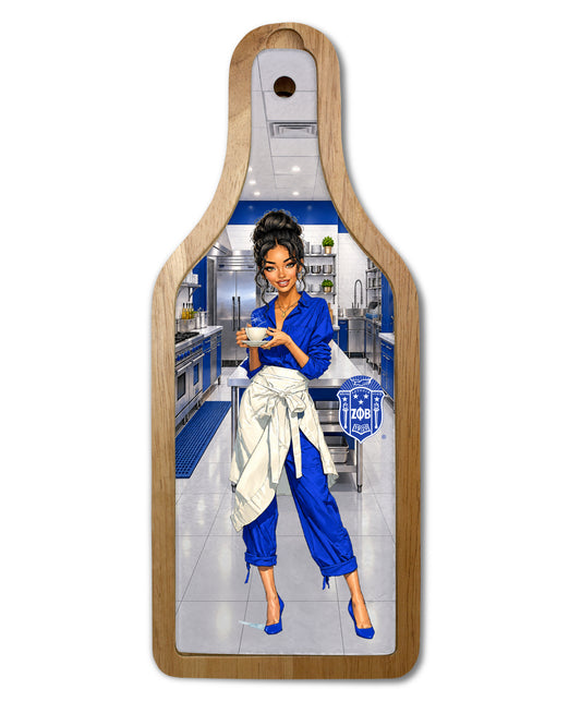 Zeta Lady Wine & Cheese Cutting Board Set