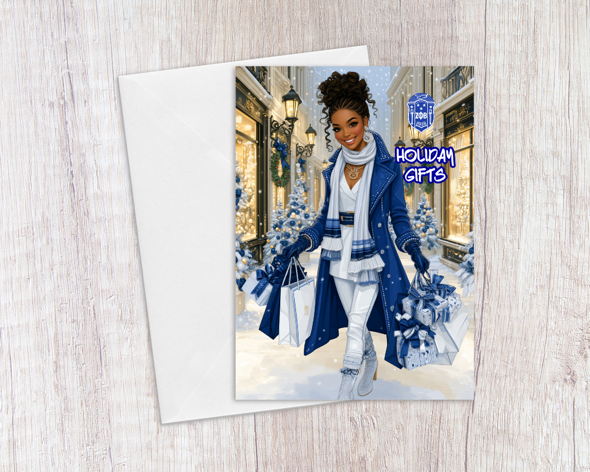Cheers To Sisterhood Zeta Greeting Card