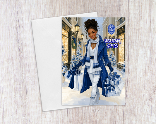 Cheers To Sisterhood Zeta Greeting Card