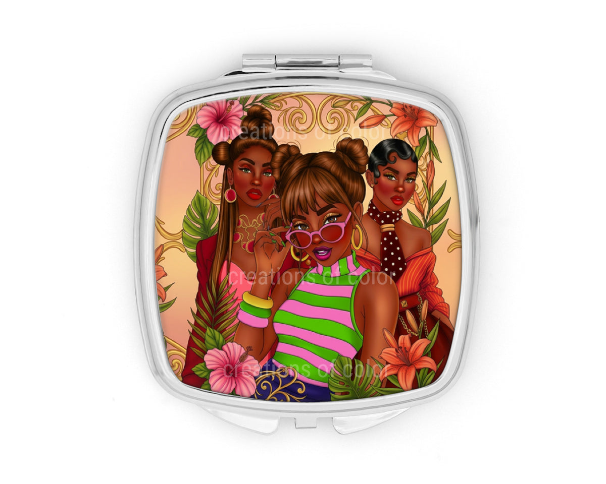 Sister Time Compact Mirror