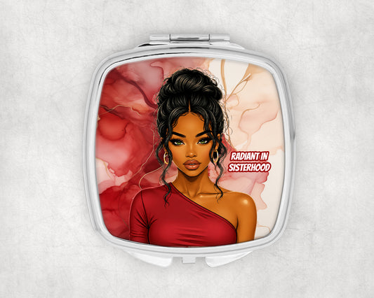 Radiant In Sisterhood Compact Mirror
