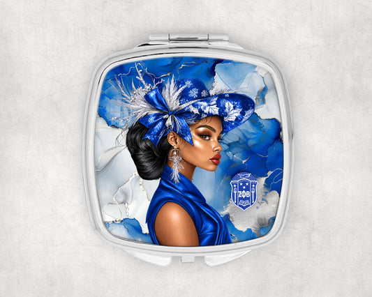 Zeta Elegant Heart Compact Mirror