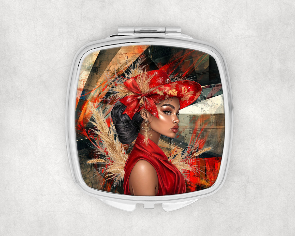 Wrapped In Elegance Compact Mirror