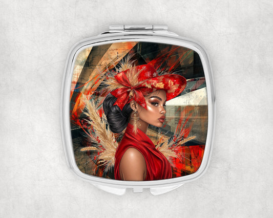 Wrapped In Elegance Compact Mirror