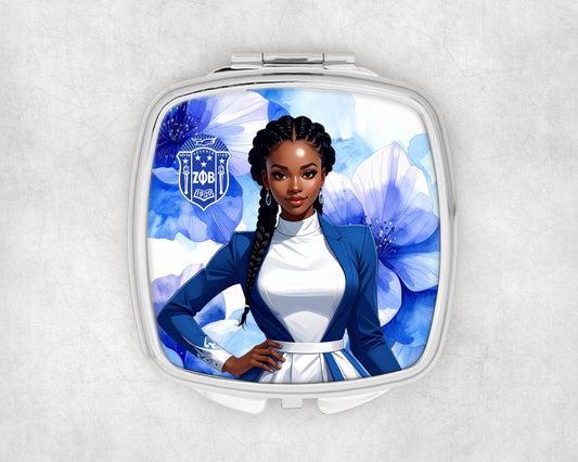 Zeta Elegant Lady Compact Mirror