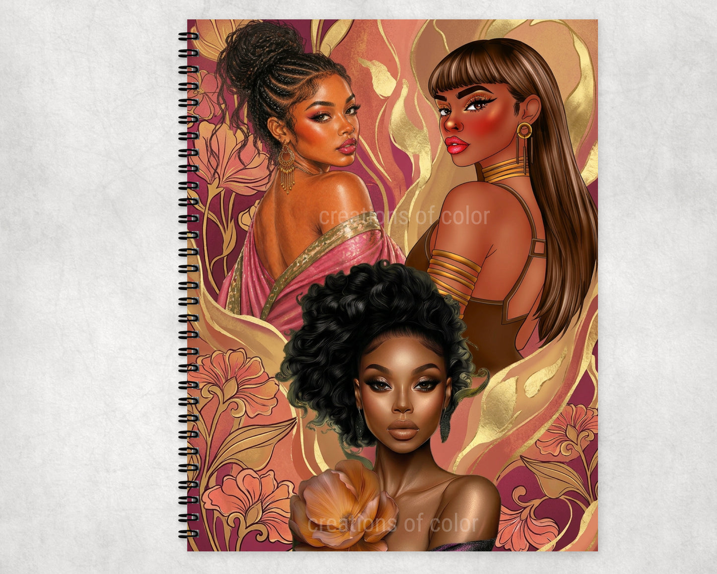 Three Shades Of Beauty Notebooks